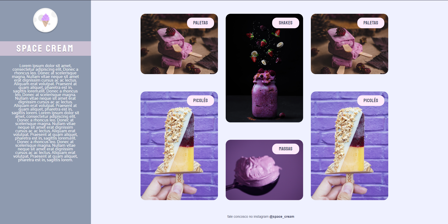 foto de um projeto de uma sorveteria